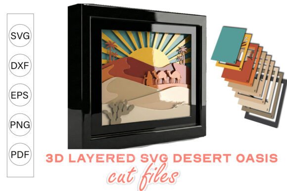 3D SVG Desert Oasis: A Shadow Boxes Review