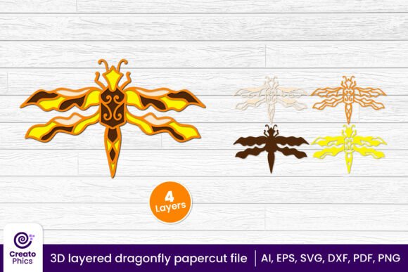 3D SVG Dragonfly: A Crafter's Review for Animals