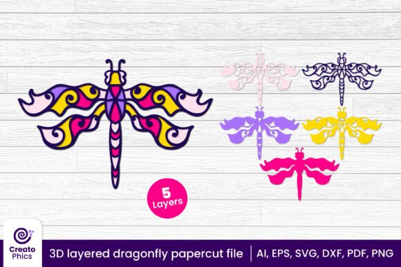 3D SVG Dragonfly: A Designer's Review for Animals