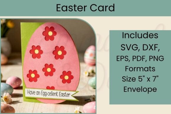 3D SVG Easter Card for Local Branding