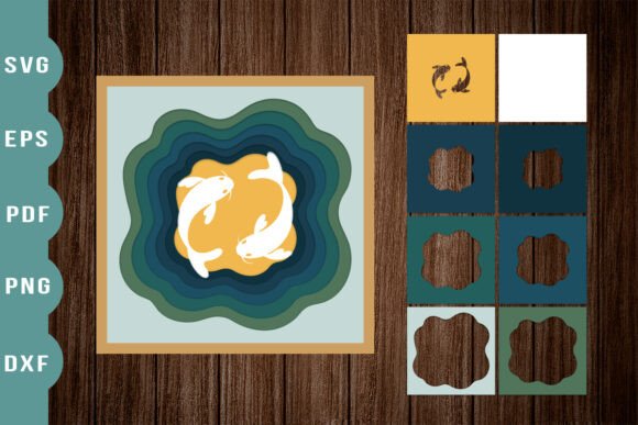 3D SVG Koi for Shadow Boxes: A Seller's Review