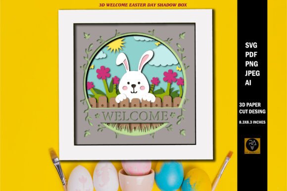 3D SVG Shadow Boxes: A Review of the Easter Welcome Asset