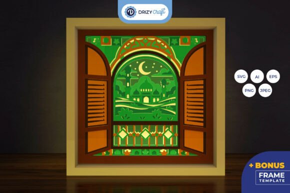 Blessed Ramadan Moments 3D Light Box: A Designer's Review