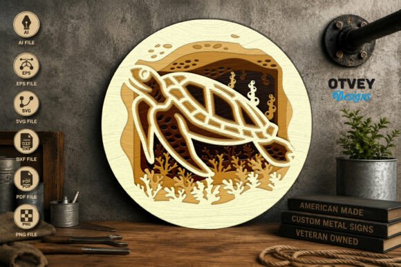 Laser Cutting Wall Decor: Turtel Sea Mandala Review