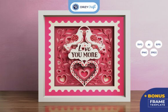 Love Shadow Box: A Designer's Take on Valentine's 3D SVG