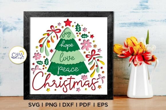 Review: 3D Christmas Tree Shadow Box SVG for Holiday Projects