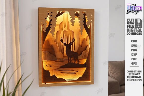 Review: 3D Layered Light Box Art Laser Cut CNC