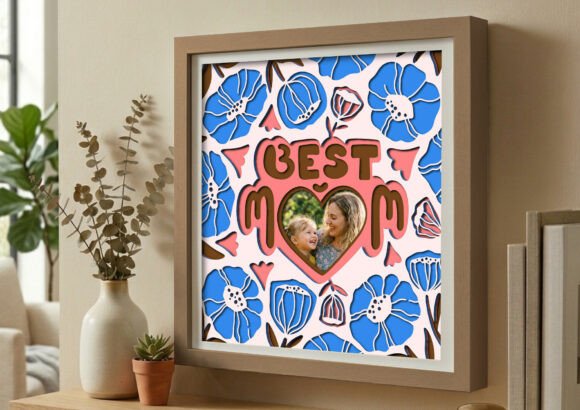 Review: Best Mom 3D SVG for Shadow Boxes & Crafts