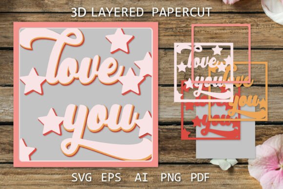 Review: Love You Card SVG for Retro Embroidery