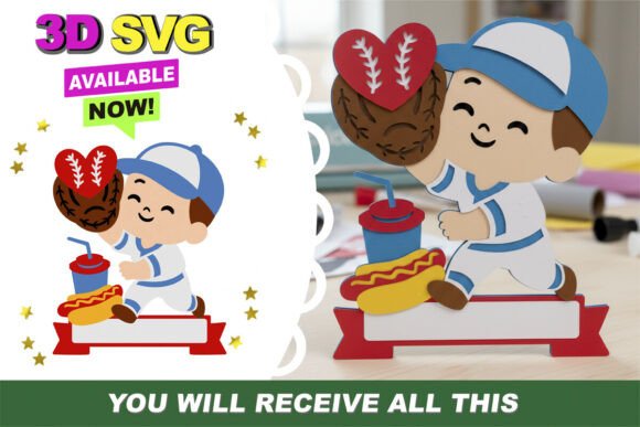 Sports 3D SVG: Playball Love Cake Topper Review