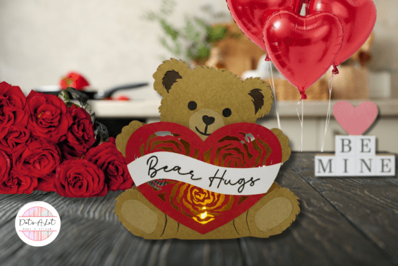 Sweetheart Bear Paper Lantern 3D SVG Review