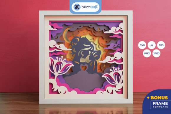 Where Love Grows 3D SVG for Shadow Boxes