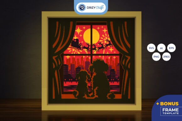Window to the New Year Light Box 3D SVG Review